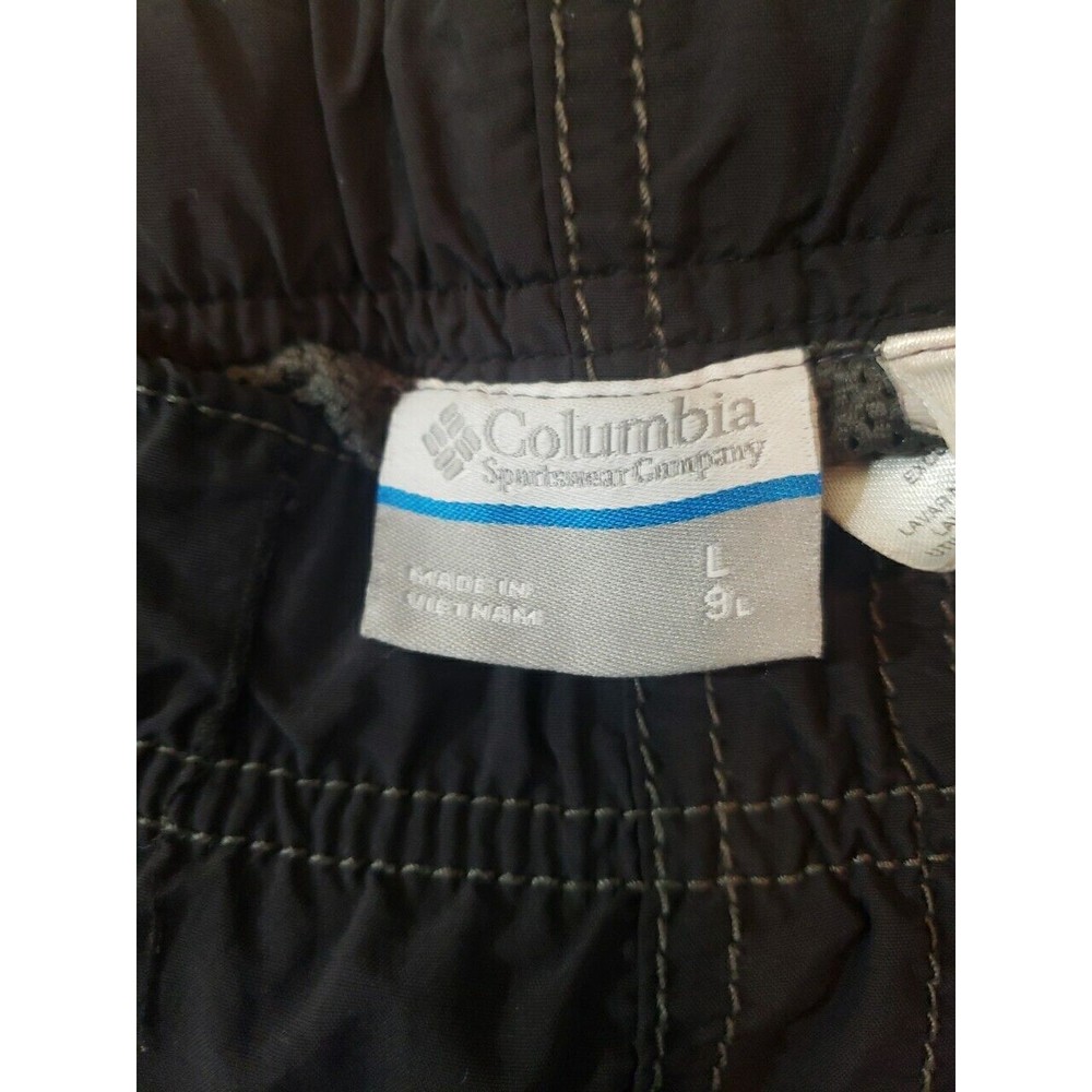Columbia Mens Swim Trunks Black Size Large Zipper Pockets Lined - Picture 6 of 10